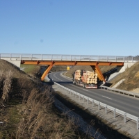 Bild einer Holzbrücke bei Hengersberg - Schwarzach
