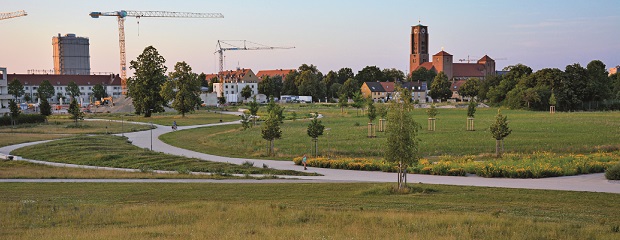 Reese Park in Augsburg - Entsiegelung und Revitalisierung ehemals militärisch genutzter Flächen