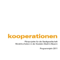 Logo des Modellvorhabens Kooperationen der Sozialen Stadt