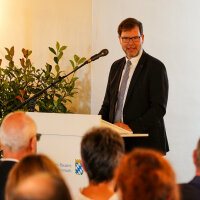 Ministerialdirektor Thomas Gloßner bei seinem Grußwort