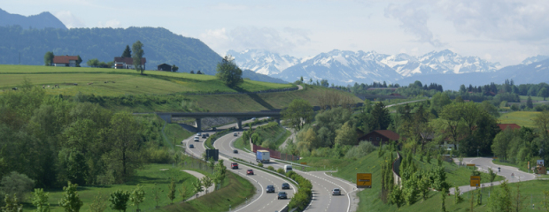 Bundesstraße B 19 neu, Kempten-Immenstadt, bei Kuhnen